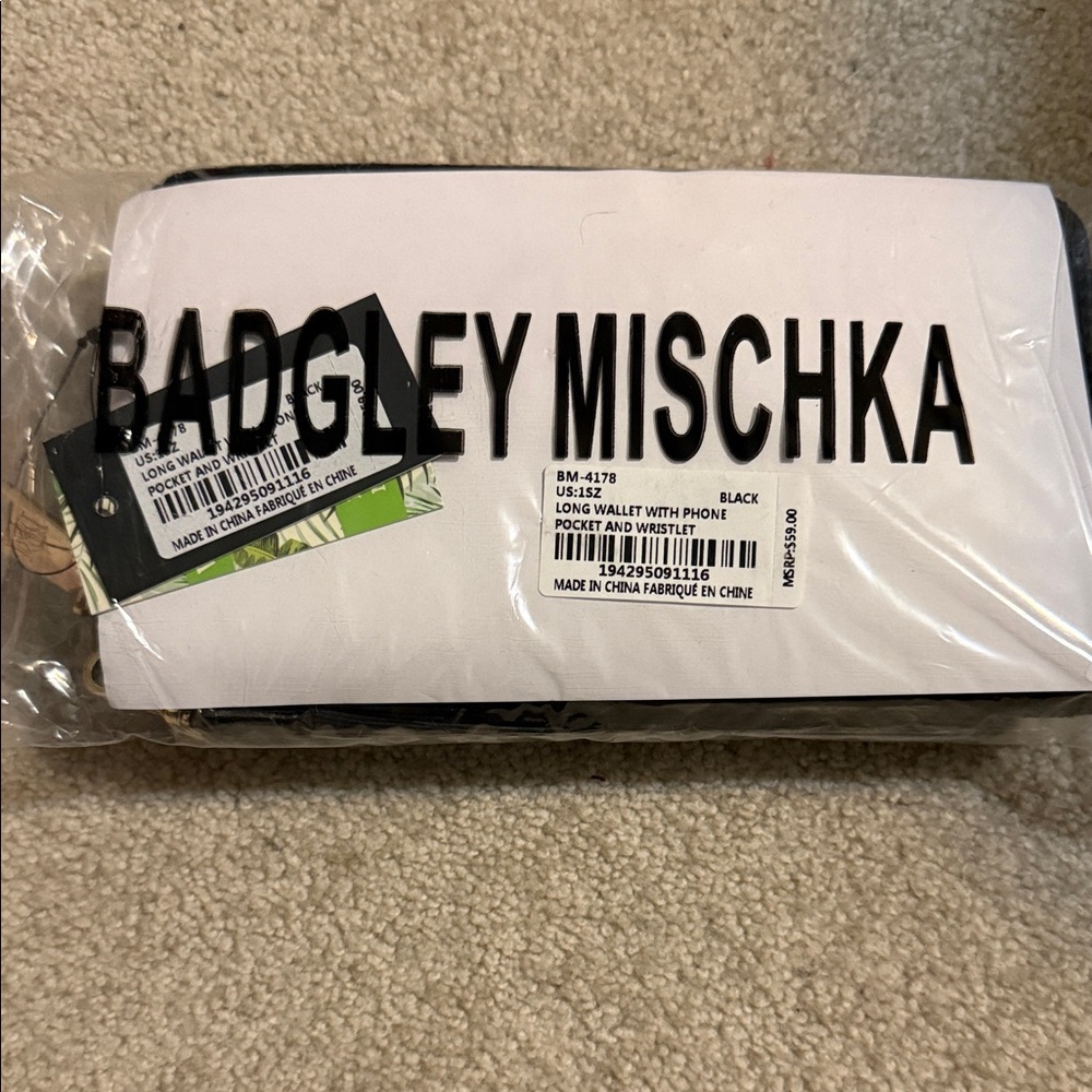 Badgley Mischka Monochrome Wallet